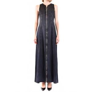 chinese dress ladies 45r | Mugihiko Denim Trucker Dress Distressed - Women - L